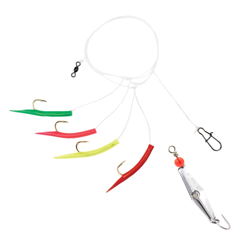 Clarkspoon MT-0RBMS Mackerel Tree Rigged with Size #0 Silver Clarkspoon - Ready to Fish - Image 1